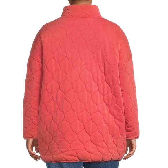 Pink Coral Quilted Jacket - Picture 2 of 10